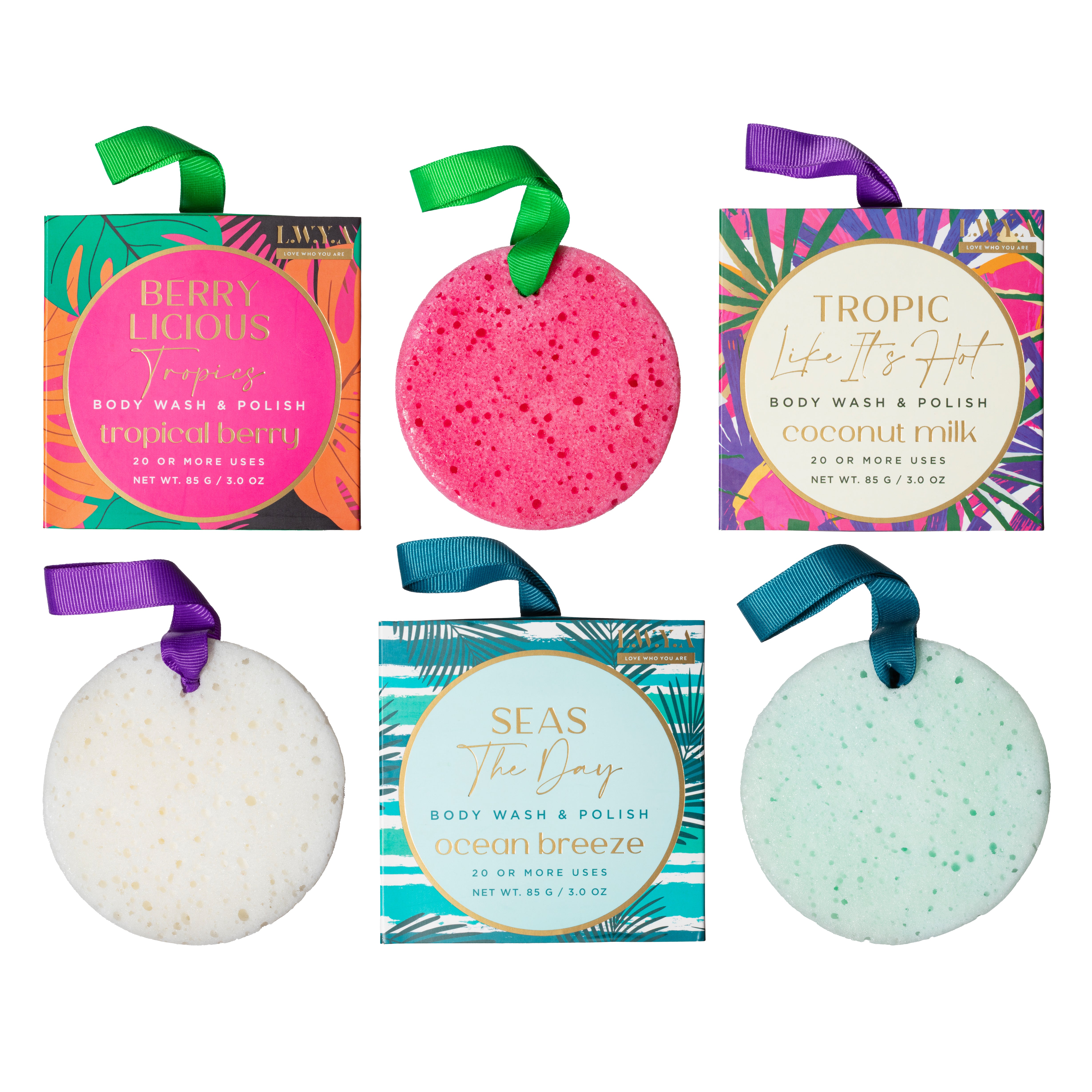 Body Sponge 3-Piece Collection