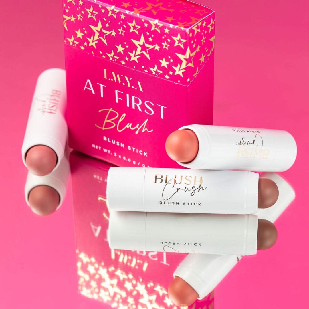 At First Blush Trio Blush & Bronzer Sticks