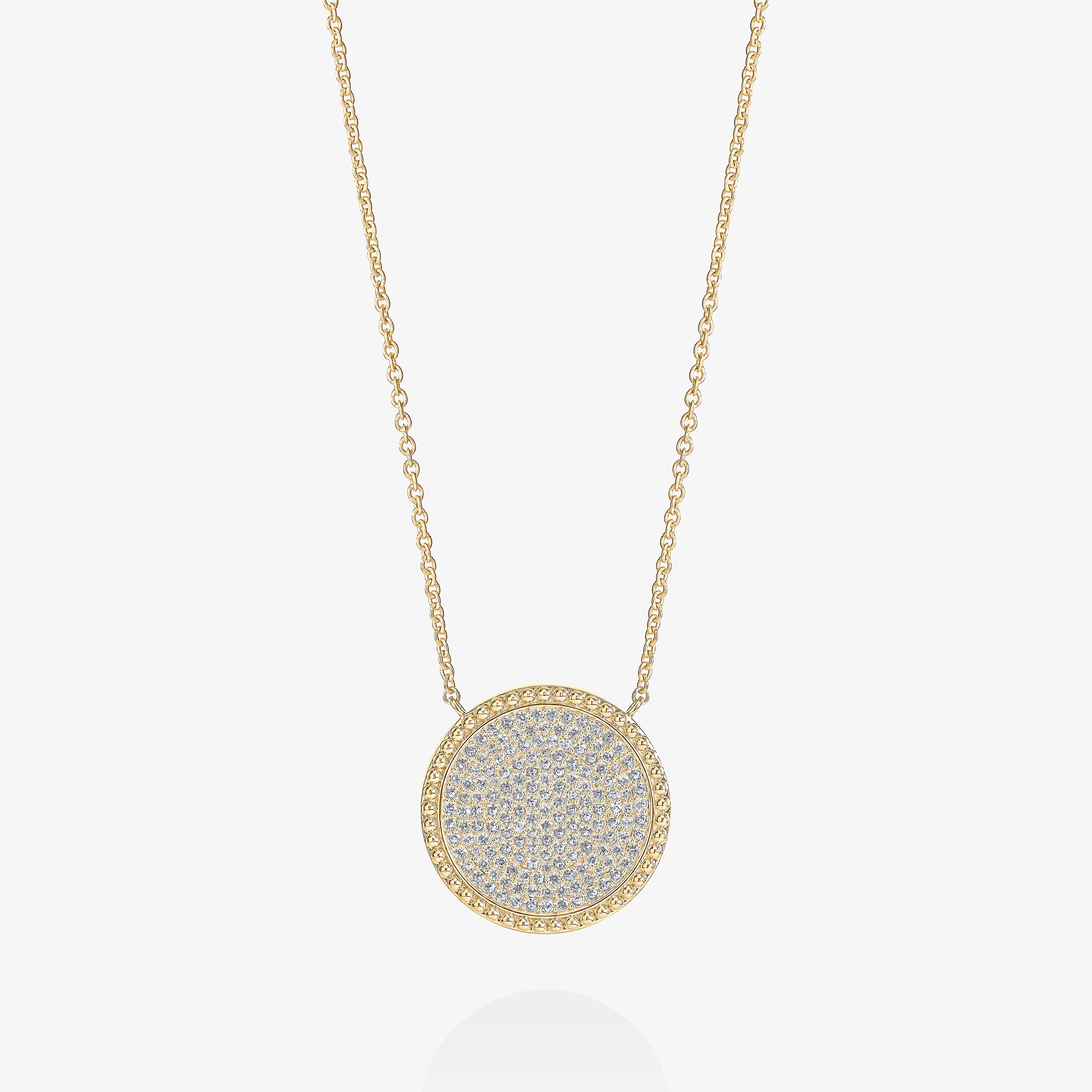 Circle of Life Pavé Necklace