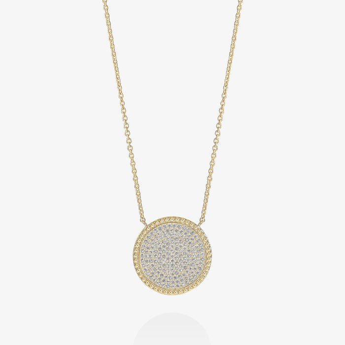 Circle of Life Pavé Necklace