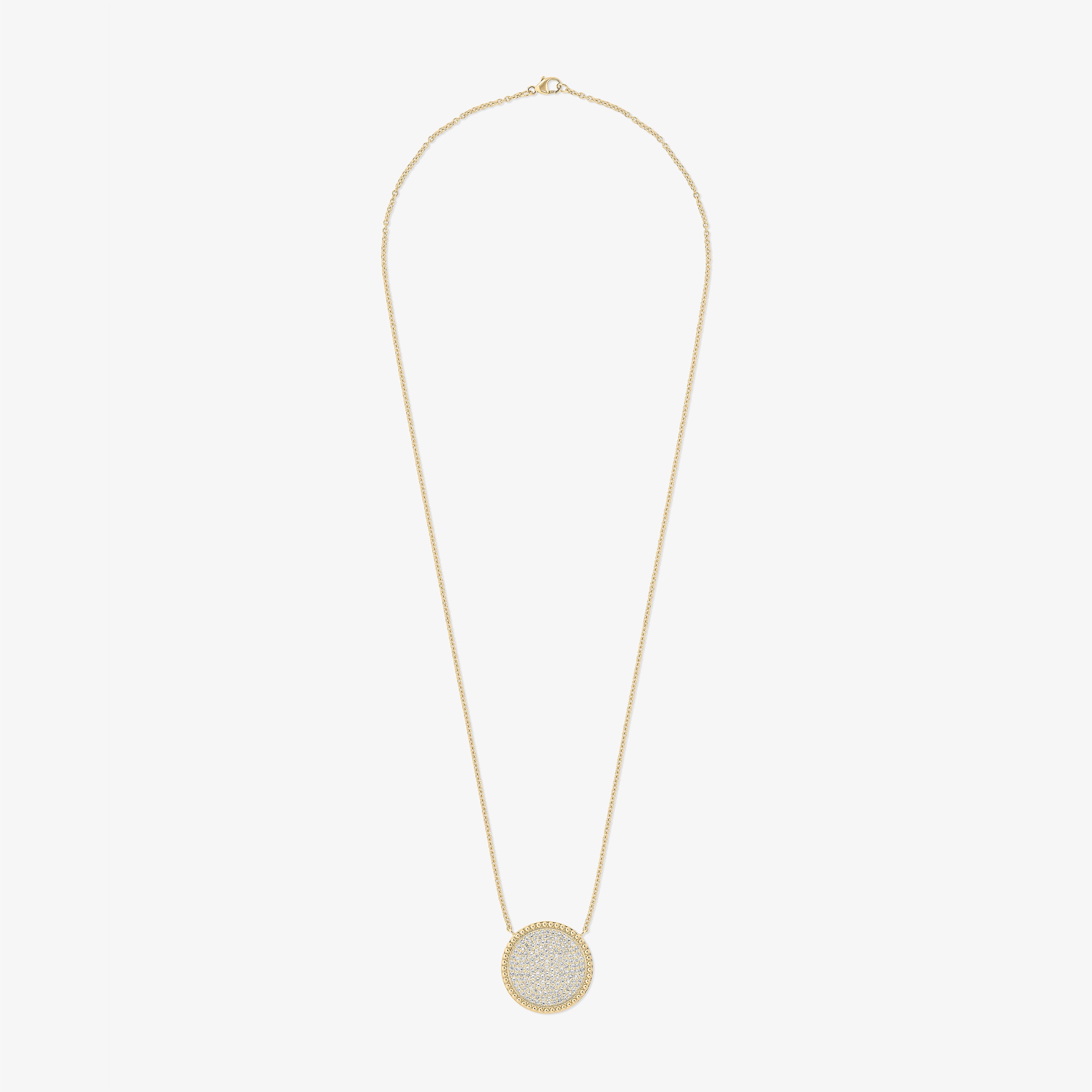Circle of Life Pavé Necklace