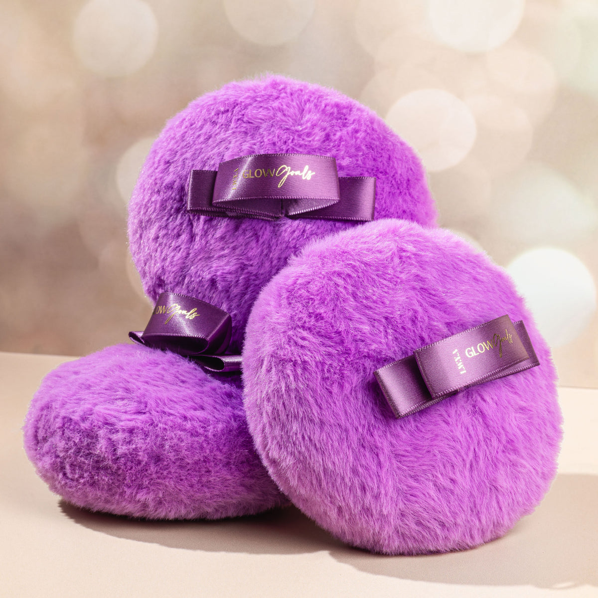 Glow Goals Jumbo Powder Puff with Shimmer