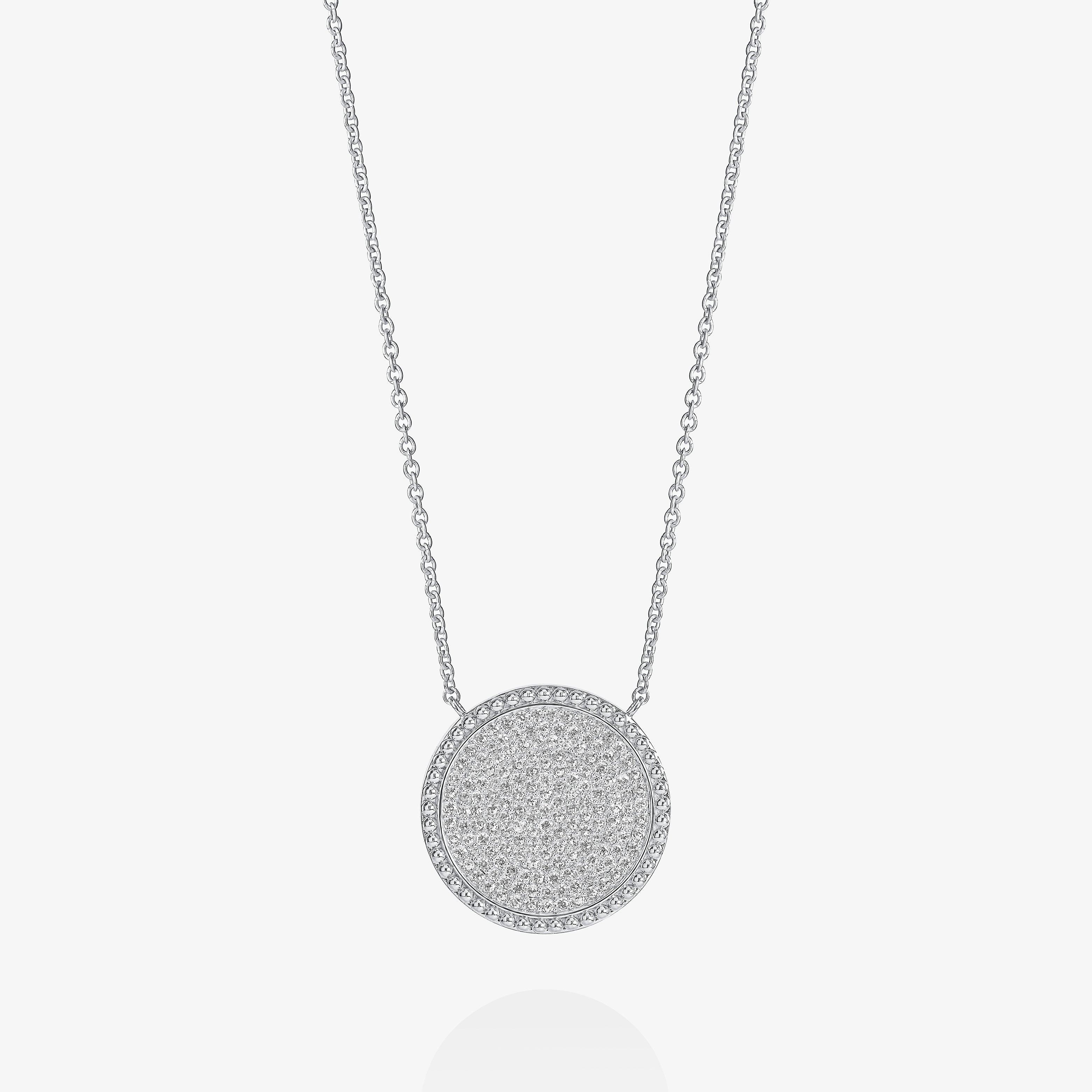 Circle of Life Pavé Necklace